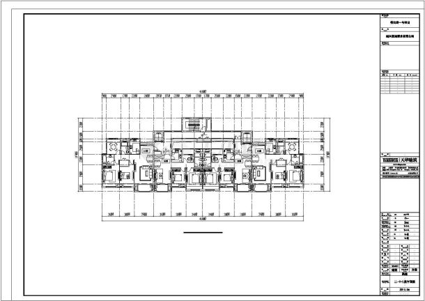 某高层住宅楼建筑设计施工CAD图纸-图一