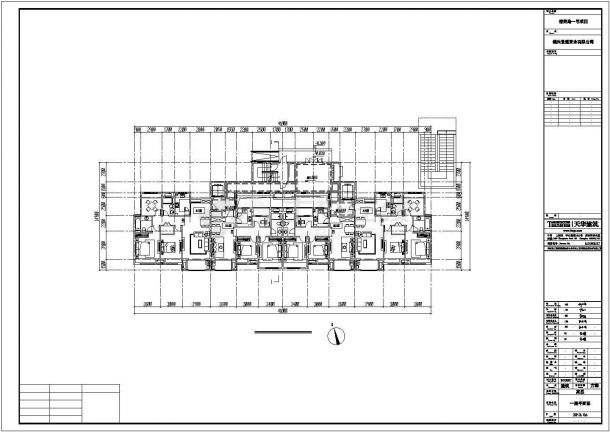 某高层住宅楼建筑设计施工CAD图纸-图二