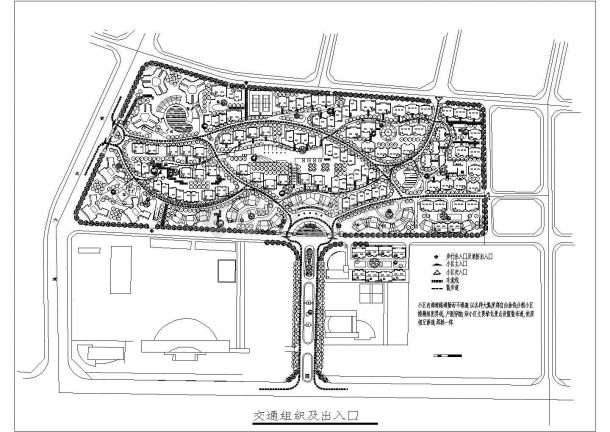 某花园小区景观规划设计cad详细施工图-图二
