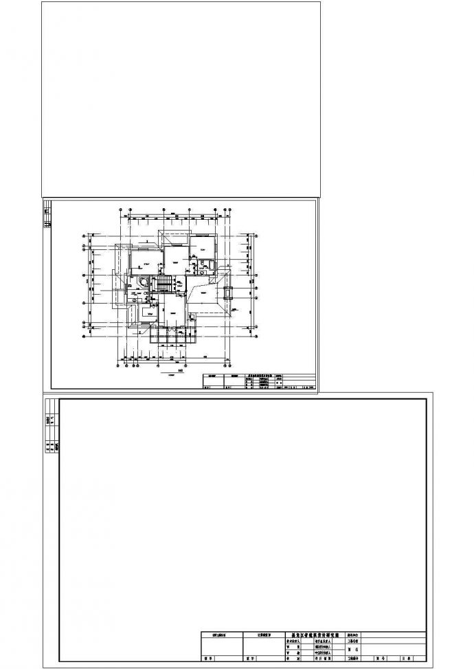 某地二层独栋别墅cad建筑设计施工图纸_图1
