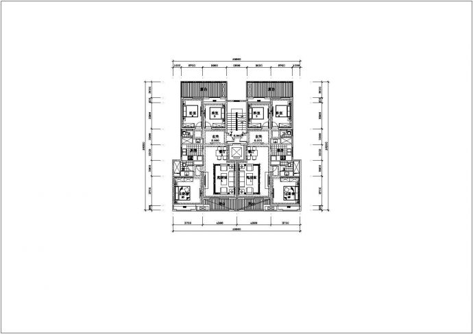 某城建超高层洋房建筑项目设计施工CAD图纸_图1