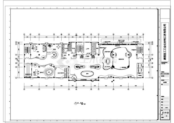 现代前卫风格工业材料展厅室内装修施工设计图纸（含效果图）-图二