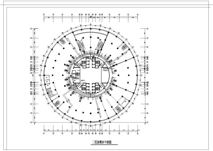 [河南]高层商业建筑空调通风系统设计施工cad图（水源空调）_图1