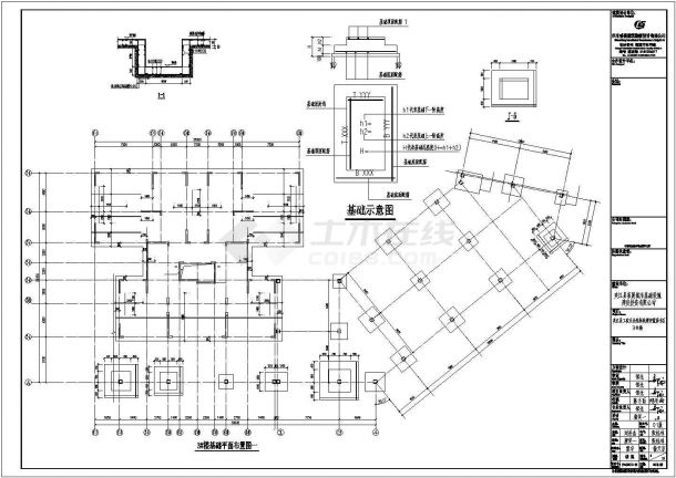 绵阳市某新建居住区18层剪力墙结构住宅楼全套结构设计CAD图纸-图二
