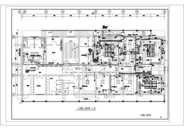 长31.2米 宽14.25米 3层市人民医院病房楼改建电施设计图纸-图二