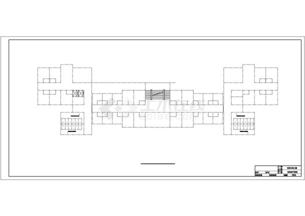 北京某医院5千平米6层框架结构住院部大楼全套建筑结构设计CAD图纸-图一