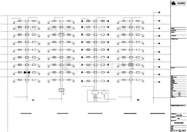 宁波市澜琴花园小区9层框架剪力墙结构住宅楼建筑结构设计CAD图纸-图一