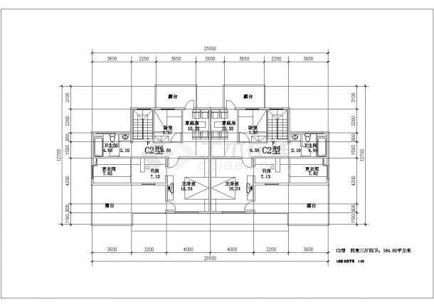某多层框架结构住宅楼设计cad详细建筑施工图（含户型经济技术指标）-图一