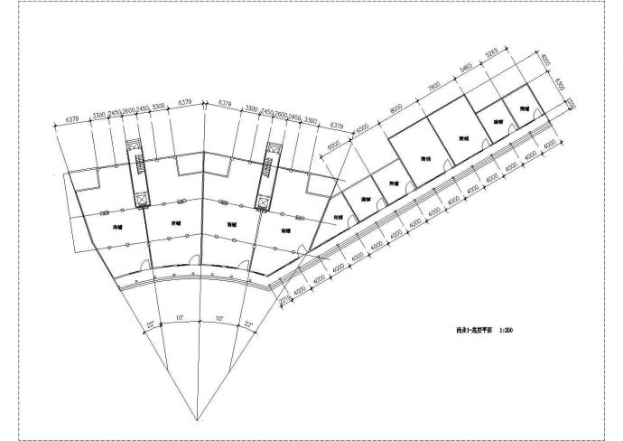 某多层框混结构商业楼设计cad建筑施工图_图1