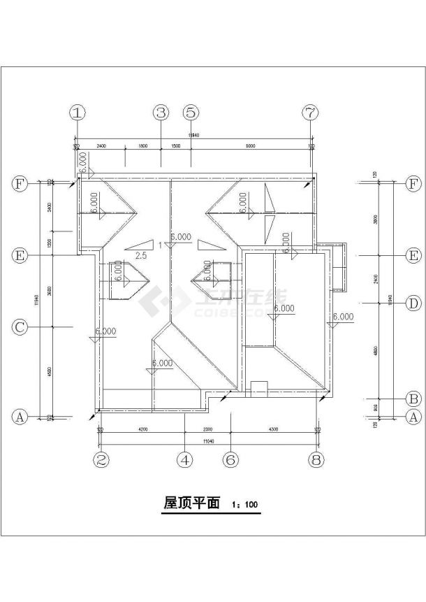 衢州市东山新村某3层砖混结构独栋别墅电气系统设计CAD图纸-图一