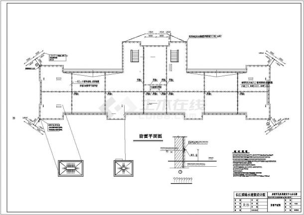 某七层公共建筑电气CAD方案图-图二