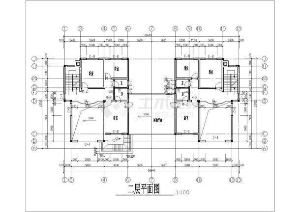 苏州市保丽别墅区3层混合结构单体别墅建筑和结构设计CAD图纸-图一