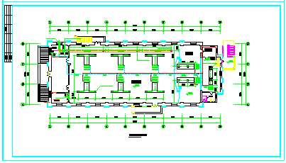 天津大学综合楼整套空调cad设计施工平面图_图1