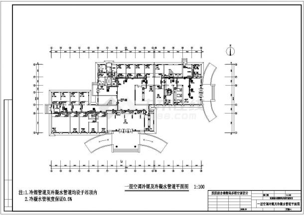 [天津]多层医院综合楼空调通风系统设计施工图-图二