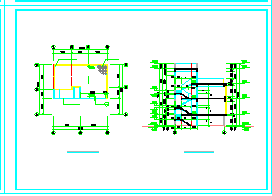 现代别墅全套建筑结构设计cad方案图_图1