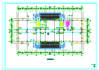 现代欧式风格办公楼CAD建筑全套设计图-图二