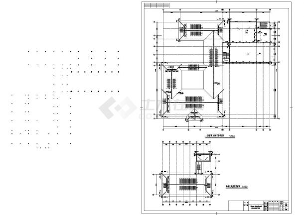 某三层砖混结构仿古住宅设计cad全套建筑施工图（含设计说明）-图一