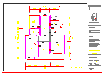 详细简单大方中式别墅装修CAD平面设计图纸-图一