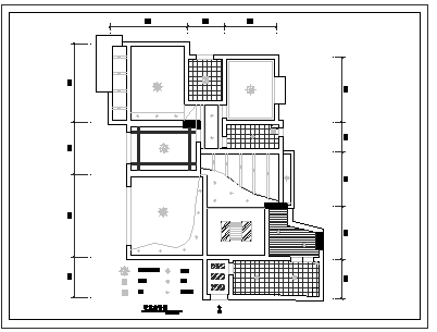 详细住宅室内装修方案cad平面设计图-图一