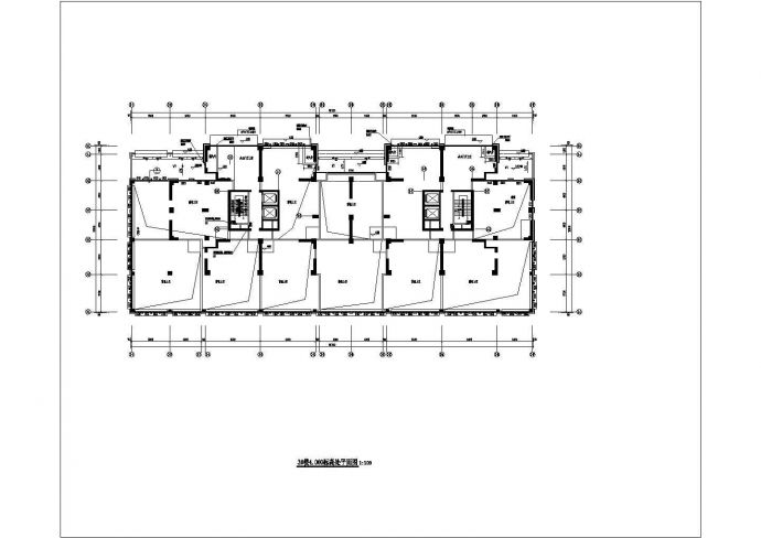 [福建]某高层商业综合楼空调及防排烟系统设计施工cad图（人防设计）_图1