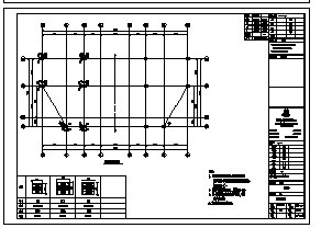 住宅设计_某三层框架结构住宅全套结构施工cad图纸-图一