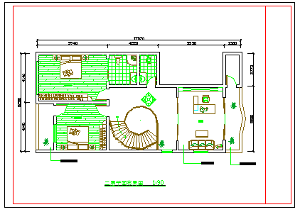 小两居家装设计cad方案设计图_图1