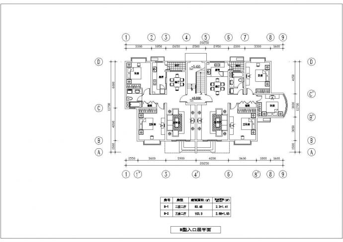 【苏州】某地电子厂多层住宅楼全套建筑施工设计cad图纸_图1
