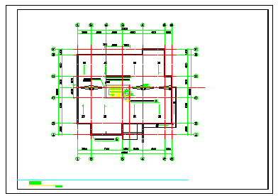 小型办公楼建筑施工设计cad图纸_图1