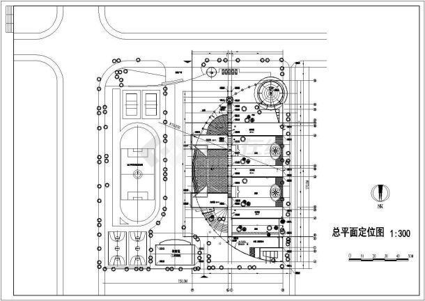 台州白云小学建筑施工图CAD-图二