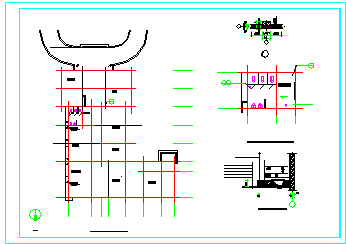 小型私人办公楼建筑CAD施工设计图_图1