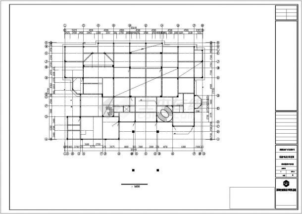 E型三层别墅电施工cad图，共十四张-图一
