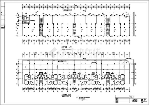 【紫琅装饰】城建装修谁苏州市某高层商住楼全套CAD图-图二