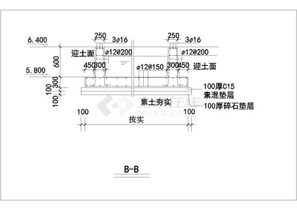 聚贤湖规划设计cad施工详图-图一