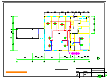 一整套办公楼变频多联机施工cad设计图-图二