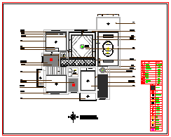 一整套二百平米豪宅精装户型cad设计图纸_图1