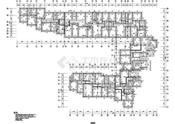 某区域多层砖混结构住宅CAD套图-图二