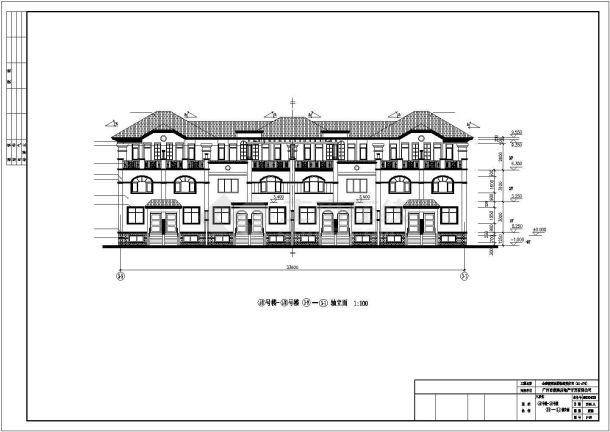 某花园式小区低密度住宅建筑设计方案施工CAD图纸-图一