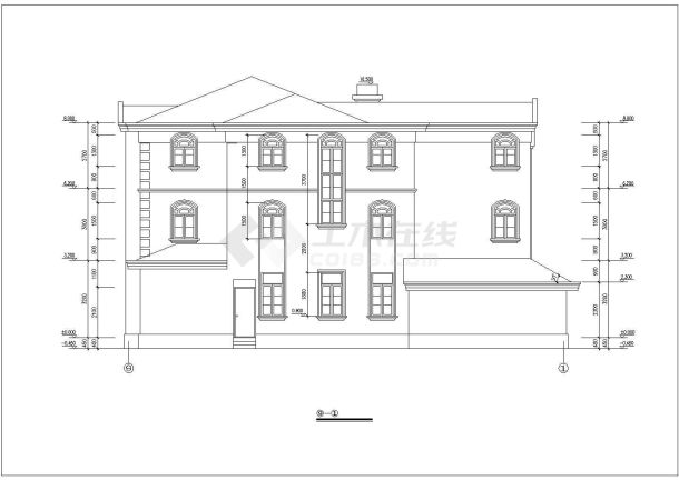 某度假山庄高级别墅区建筑总设计方案施工CAD图纸-图一