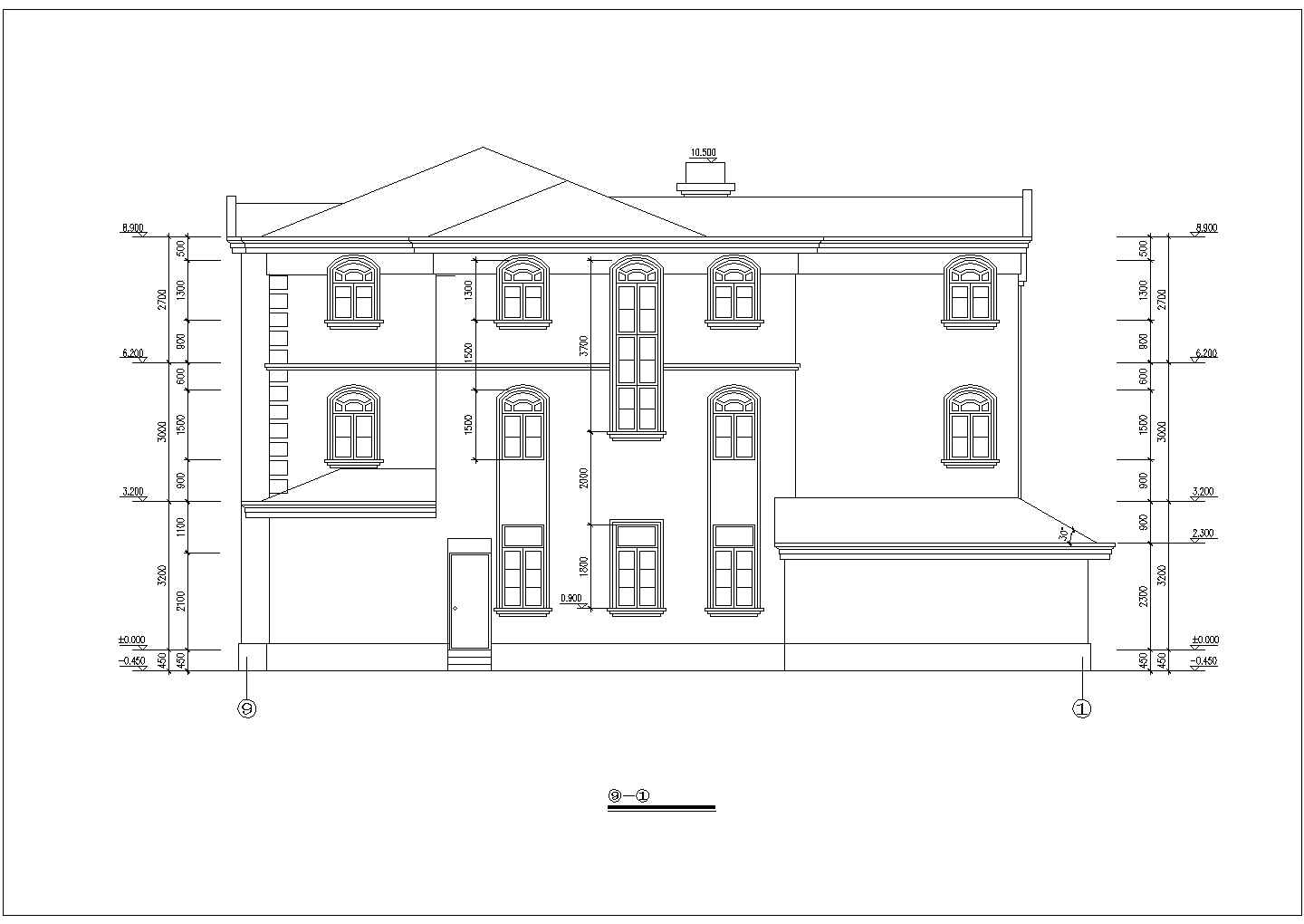 某度假山庄高级别墅区建筑总设计方案施工CAD图纸