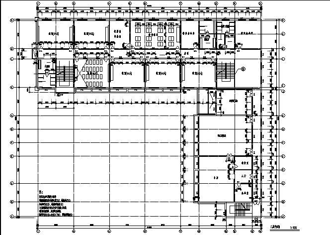 泗洪实验小学二套综合楼建筑设计施工cad图纸_图1