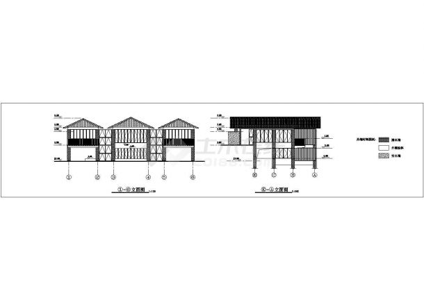某度假区总统套房住宅建筑方案设计施工CAD图纸-图二
