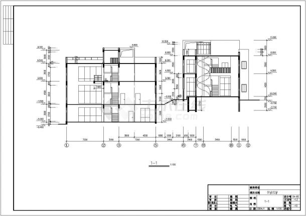 某度假区豪华别墅住宅建筑方案设计施工CAD图纸-图二