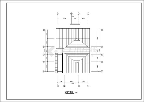 某度假区英式休闲木构别墅建筑方案设计施工CAD图纸-图一