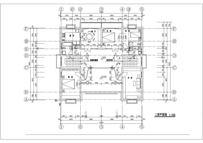 重庆市北碚区某城中村4层砖混结构住宅楼建筑设计CAD图纸（含夹层）_图1