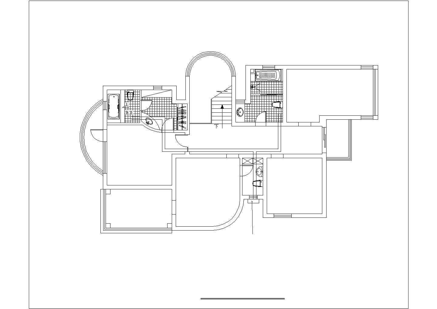 某景区度假村商务别墅建筑方案设计施工CAD图纸