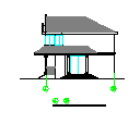 乡村两层别墅建筑方案施工图及效果图_图1