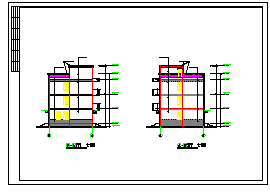 三层小康型别墅建筑cad设计施工图
