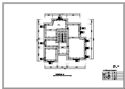 住宅设计_某二层带地下室现代风格住宅室内装饰设计cad图纸_图1