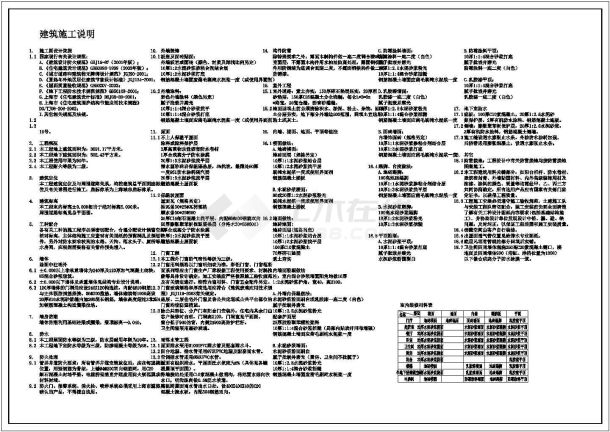 金山区某地住宅小区A11号楼全套建筑施工设计cad图-图一