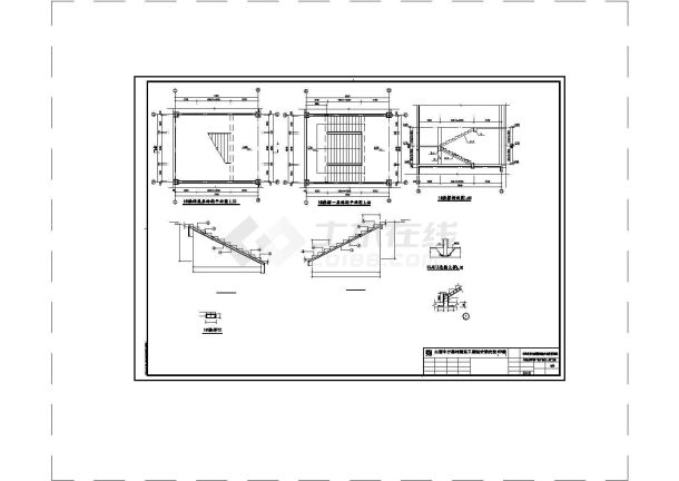 某广场扩建及车库建筑设计施工CAD图纸-图一